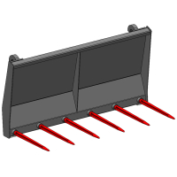 Widły MTS do obornika